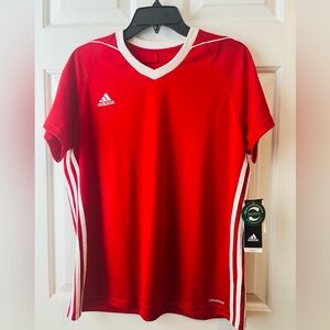 Adidas- ClimaCool Red and White Jersey